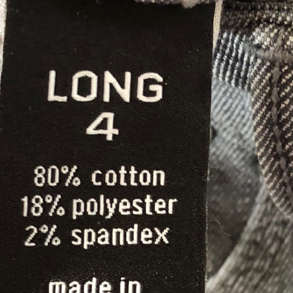 Limited, Size 4 Long Denim Bootcut 312, Gray Jeans NWOT - Picture 8 of 8